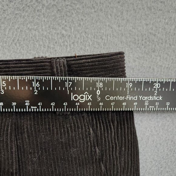 Lauren Ralph Lauren Men 38X34 Black Straight Leg Pleated Corduroy Pants - Picture 10 of 10